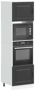 vidaXL Armários forno 2 pcs Lucca derivados de madeira preto