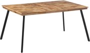 vidaXL Mesa de jantar 169x98,5x76 cm madeira de teca maciça