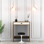 Mesa de Maquilhagem Lizbon – Walnut Cream – 70 cm x 40 cm x 84,7 cm