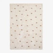 Tapete 170x125 Cm Em Algodão Jankiel Kids Castanho Trigo - Sklum