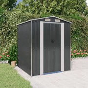 vidaXL Abrigo de jardim 192x191x223 cm aço galvanizado antracite