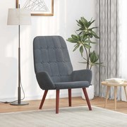 vidaXL Cadeira de descanso veludo cinzento-escuro