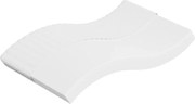 vidaXL Colchão de espuma médio suave 100x200 cm