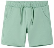 Calções de criança com cordão cor caqui-claro 92