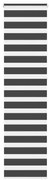Cortina de zebra 60x230 cm largura do tecido 55,9 cm poliéster