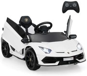 Carrinho de choque elétrico de 12 V com controle remoto e giro de 360° para crianças pequenas, rosa
