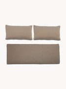 Capas de almofada lounge para exterior Mundo, conjunto de 3
