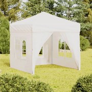 Tenda Dobrável Pop-Up Paddock Profissional Impermeável - 2x2 m - Branc