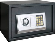 vidaXL Cofre Digital com bloqueio Cinzento escuro 35 x 25 x 25 cm Aço