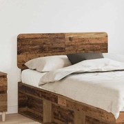vidaXL Cabeceira Madeira Antiga 135 cm Madeira processada
