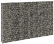 vidaXL Muro gabião com tampas aço galvanizado 300x30x200 cm