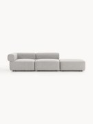 Pufe modular em bouclé Anton