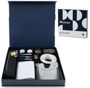 Conjunto completo de acessórios de golfe para homem e mulher com bolas Tees Toalha Cinto de golfe  Chapéu de golfe Ferramenta de golfe Branco