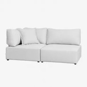 Sofá Modular De Canto De 2 Peças Kata Creme Bege - Sklum
