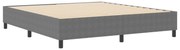 vidaXL Estrado de cama plataforma Cinzento-claro 180 x 200 cm tecido