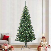 vidaXL Árvore de Natal Artificial Verde 240 cm PVC