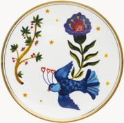Prato para bolos em porcelana artesanal Fabula