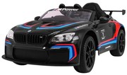 Carro elétrico para Crianças 12V BMW X6M Rodas de EVA, Assento de couro Preto