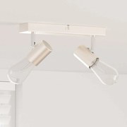 vidaXL Foco de teto com holofotes Níquel 26 x 6,5 x 11,5 cm Metal