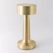 Lâmpada De Mesa Led Sem Fios Em Ferro Mull Dourado - Sklum