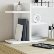 vidaXL Organizador de secretária 42x21,5x42cm derivados madeira branco