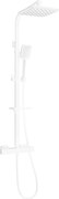 Mexen CQ62 conjunto de chuveiro externo com chuveiro de teto e torneira termostática, branco - 772506295-20
