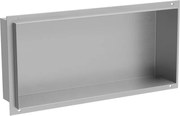 Mexen X-Wall-NR prateleira embutida sem aro 45 x 20 cm, inox - 1911452010