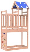 vidaXL Torre de Brincar Castanho Madeira Sólida de Douglas