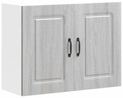 vidaXL Armário de parede de cozinha Kalmar sonoma cinzento