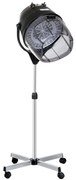 HOMCOM Secador de Cabelo Profissional 1180W com Capuz e Rodas com Temporizador de Temperatura Ajustável em Altura Preto | Aosom Portugal