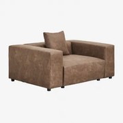 Cadeira ↔︎165 Cm Bruna Camurça Café Castanho - Sklum