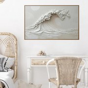 Autocolante retangular – Onda marítima e relevo texturado