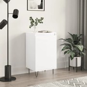 vidaXL Aparador 40x35x70 cm derivados de madeira branco brilhante