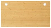 vidaXL Tampo de secretária 110x60x2,5 cm bambu