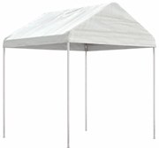 vidaXL Gazebo com telhado 2,28x2,23x2,69 m polietileno branco