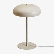 Lâmpada De Mesa Em Metal Hilma Tapioca Bege - Sklum