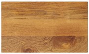 vidaXL Tampo de mesa retangular 60x40x2,5 cm mangueira maciça