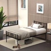 Estrutura de Cama em Metal - Design Retro