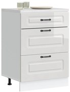 Armário de cozinha baixo Kalmar branco alto brilho
