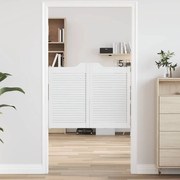 vidaXL Portas de batente design de persiana 1-Par 80x100 cm branco