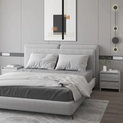 vidaXL Mesas de cabeceira 2 pcs 45x34,5x44,5 cm aglom. sonoma cinzento