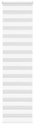 vidaXL Cortina de zebra 55x230 cm largura do tecido 50,9 cm poliéster