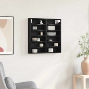 vidaXL Armário Vitrine Preto Carvalho 60x8,5x58 cm Madeira Engenharia