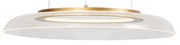 LED Candeeiro suspenso de design dourado e transparente com 3 níveis de regulação - Scacrylic Design