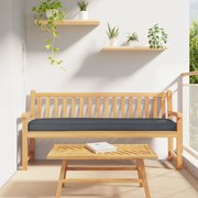 vidaXL Cushion de Palete para Banco Antracite 180x40x8 cm em Tecido Oxford