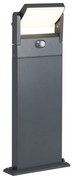 LED Luminária de Poste Exterior Cinzento Escuro com Sensor de Movimento 60cm IP54 Solar - Judge Moderno