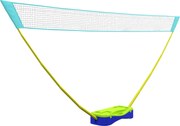 SPORTNOW Conjunto de rede de badminton Conjunto de rede de voleibol, Conjunto de 3 peças, 400 cm x 22,4 cm x 155 cm, Preto + Azul + Verde | Aosom Portugal