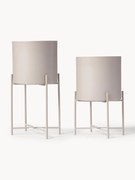 Vasos em metal Mina, conjunto de 2