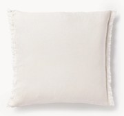 Capa de almofada em linho com franjas Luana
