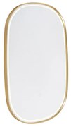 Espelho de banheiro dourado incl. LED com dimmer de toque oval - Miral Moderno